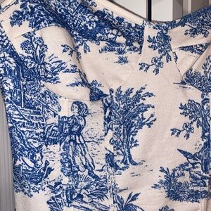 Blue design body suit